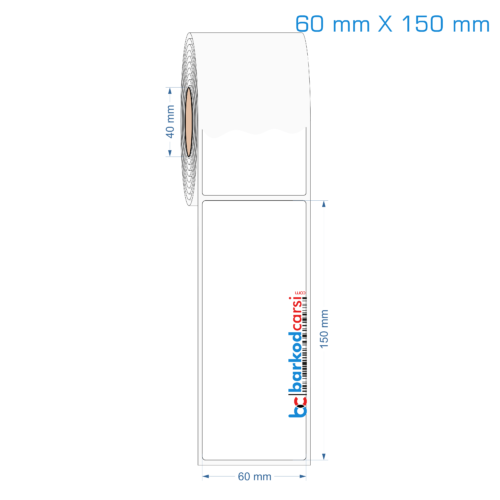 60x150 mm Opak / Mat PP, Fastyre Etiket (Fiyatları)