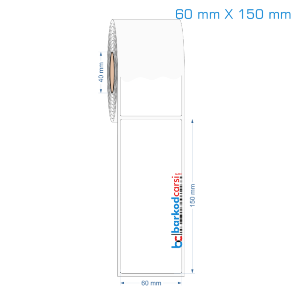 60x150 mm Opak / Mat PP, Fastyre Etiket (Fiyatları)