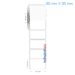 60x35 mm Opak / Mat PP, Fastyre Etiket (Fiyatları)