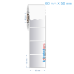 60x50 mm Silvermat Etiket (Fiyatı)