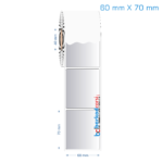 60x70 mm Silvermat Etiket (Fiyatı)