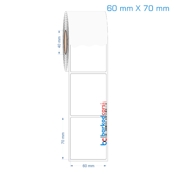 60x70 mm Opak / Mat PP, Fastyre Etiket (Fiyatları)