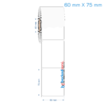 60x75 mm Opak / Mat PP, Fastyre Etiket (Fiyatları)