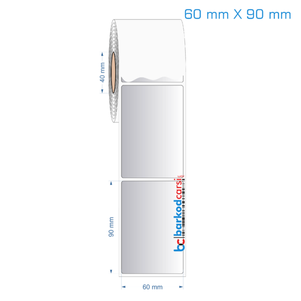 60x90 mm Silvermat Etiket (Fiyatı)