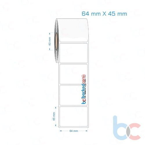 64x45 mm Opak / Mat PP, Fastyre Etiket (Fiyatları)