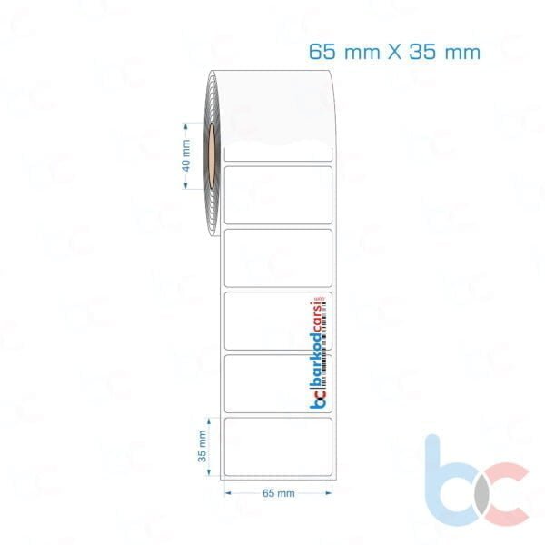 65x35 mm Opak / Mat PP, Fastyre Etiket (Fiyatları)