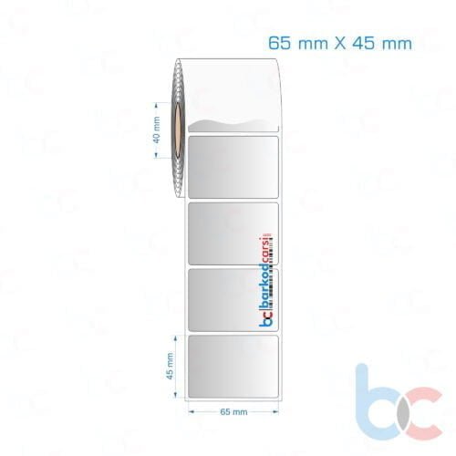 65x45 mm Silvermat Etiket (Fiyatı)