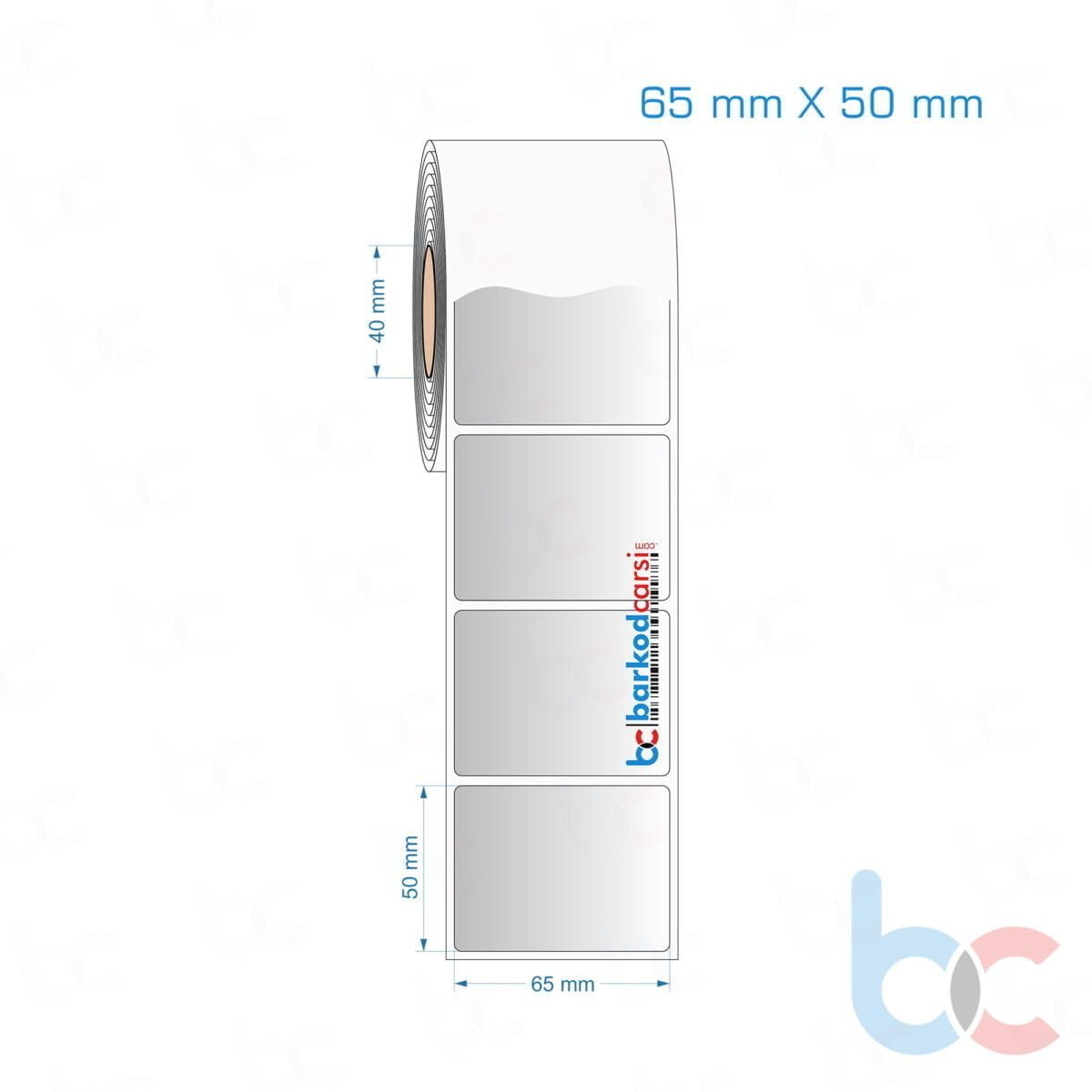 65X50 Mm Silvermat Etiket (Fiyatı)