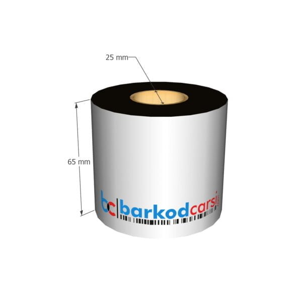 65x300 mt Wax / Wax-Resin / Resin / Hot-Foil Ribon Çeşitleri By BarkodCarsi.com