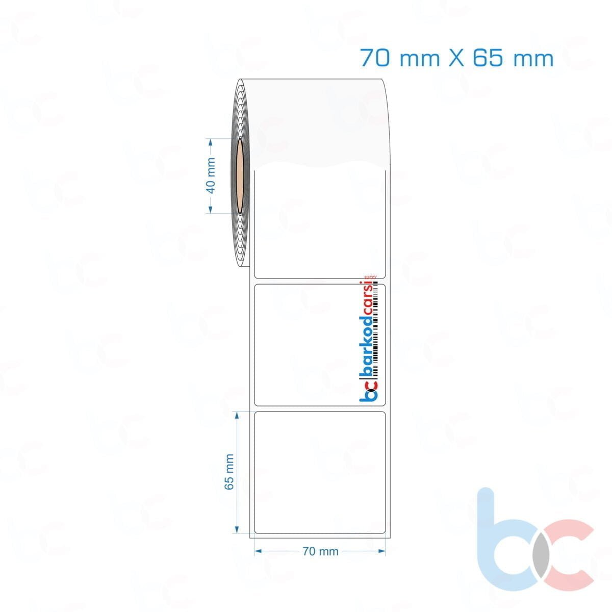70X65 Mm Opak / Mat Pp, Fastyre Etiket (Fiyatları)