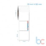 70x65 mm Opak / Mat PP, Fastyre Etiket (Fiyatları)