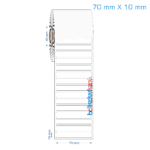 70x10 mm Opak / Mat PP, Fastyre Etiket (Fiyatları)