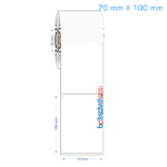 70x100 mm Opak / Mat PP, Fastyre Etiket (Fiyatları)