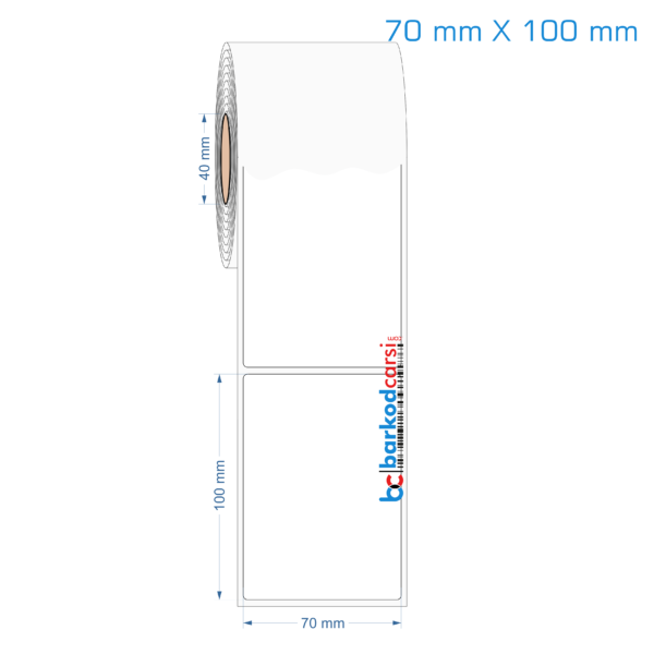 70x100 mm Opak / Mat PP, Fastyre Etiket (Fiyatları)
