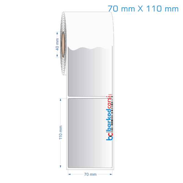 70x110 mm Silvermat Etiket (Fiyatı)
