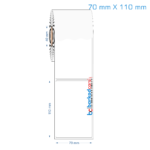 70x110 mm Opak / Mat PP, Fastyre Etiket (Fiyatları)