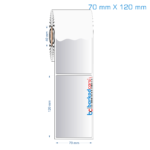 70x120 mm Silvermat Etiket (Fiyatı)