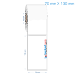 70x130 mm Opak / Mat PP, Fastyre Etiket (Fiyatları)