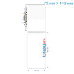 70x140 mm Opak / Mat PP, Fastyre Etiket (Fiyatları)