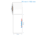 70x150 mm Opak / Mat PP, Fastyre Etiket (Fiyatları)