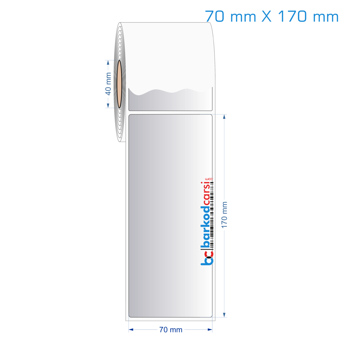 70X170 Mm Silvermat Etiket (Fiyatı)