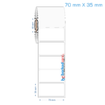 70x35 mm Opak / Mat PP, Fastyre Etiket (Fiyatları)