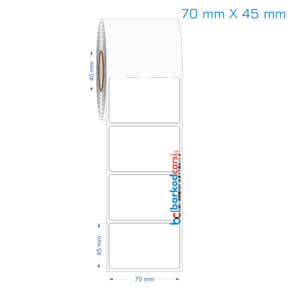 70x45 mm Opak / Mat PP, Fastyre Etiket (Fiyatları)