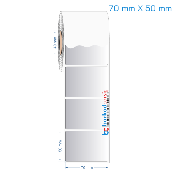 70x50 mm Silvermat Etiket (Fiyatı)