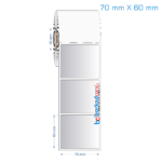 70x60 mm Silvermat Etiket (Fiyatı)