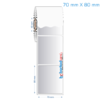 70x80 mm Silvermat Etiket (Fiyatı)