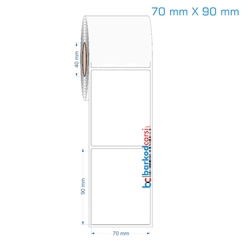 70x90 mm Opak / Mat PP, Fastyre Etiket (Fiyatları)