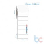 75x30 mm Opak / Mat PP, Fastyre Etiket (Fiyatları)