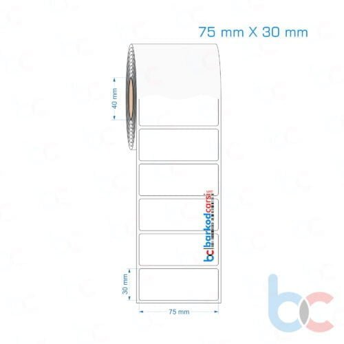 75x30 mm Opak / Mat PP, Fastyre Etiket (Fiyatları)