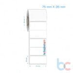 75x35 mm Opak / Mat PP, Fastyre Etiket (Fiyatları)