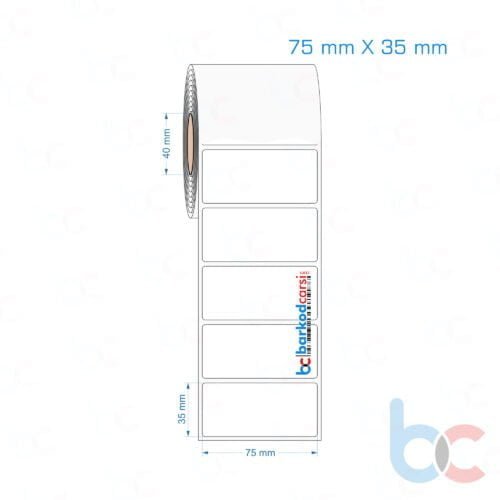 75x35 mm Opak / Mat PP, Fastyre Etiket (Fiyatları)