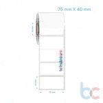 75x40 mm Opak / Mat PP, Fastyre Etiket (Fiyatları)