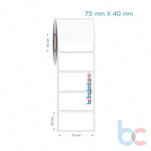 75x40 mm Opak / Mat PP, Fastyre Etiket (Fiyatları)