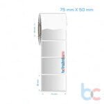 75x50 mm Silvermat Etiket (Fiyatı)