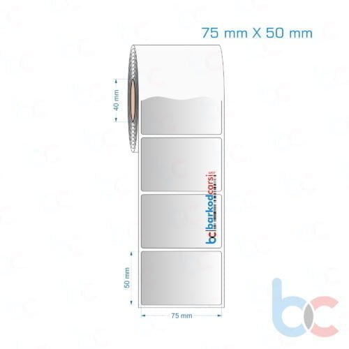 75x50 mm Silvermat Etiket (Fiyatı)