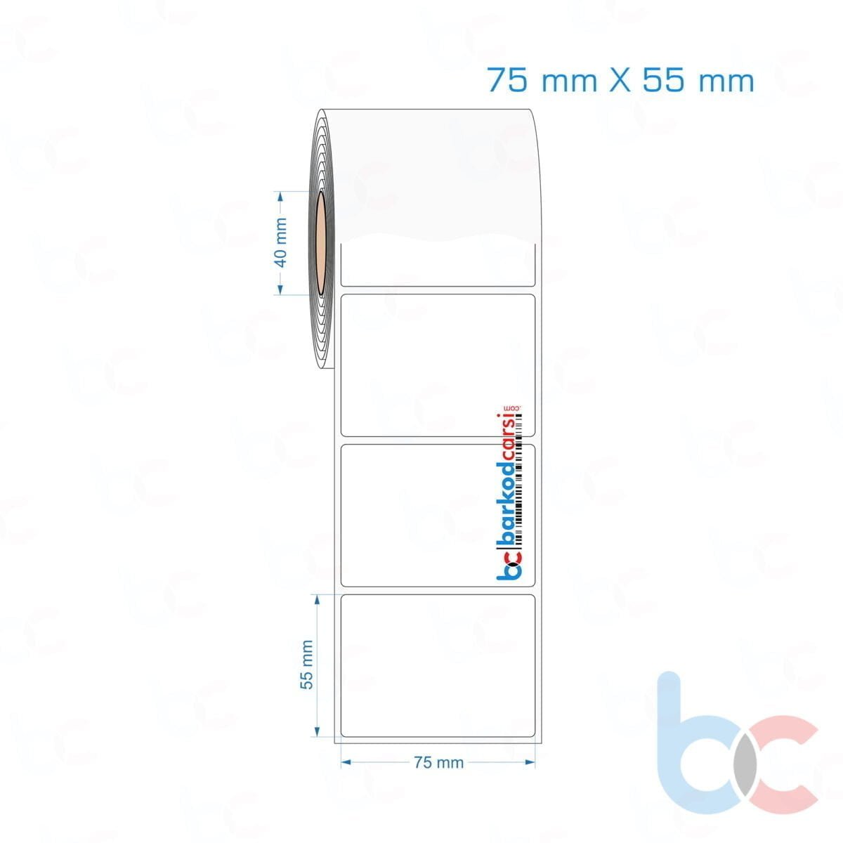 75X55 Mm Opak / Mat Pp, Fastyre Etiket (Fiyatları)
