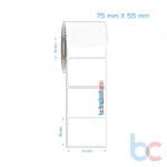 75x55 mm Opak / Mat PP, Fastyre Etiket (Fiyatları)