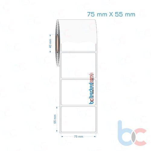 75x55 mm Opak / Mat PP, Fastyre Etiket (Fiyatları)