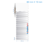 80x10 mm Silvermat Etiket (Fiyatı)