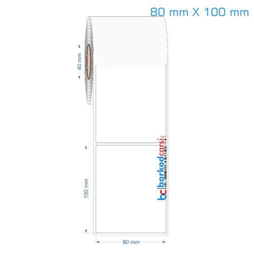 80x100 mm Opak / Mat PP, Fastyre Etiket (Fiyatları)