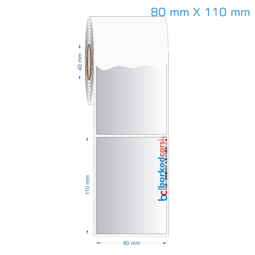 80x110 mm Silvermat Etiket (Fiyatı)