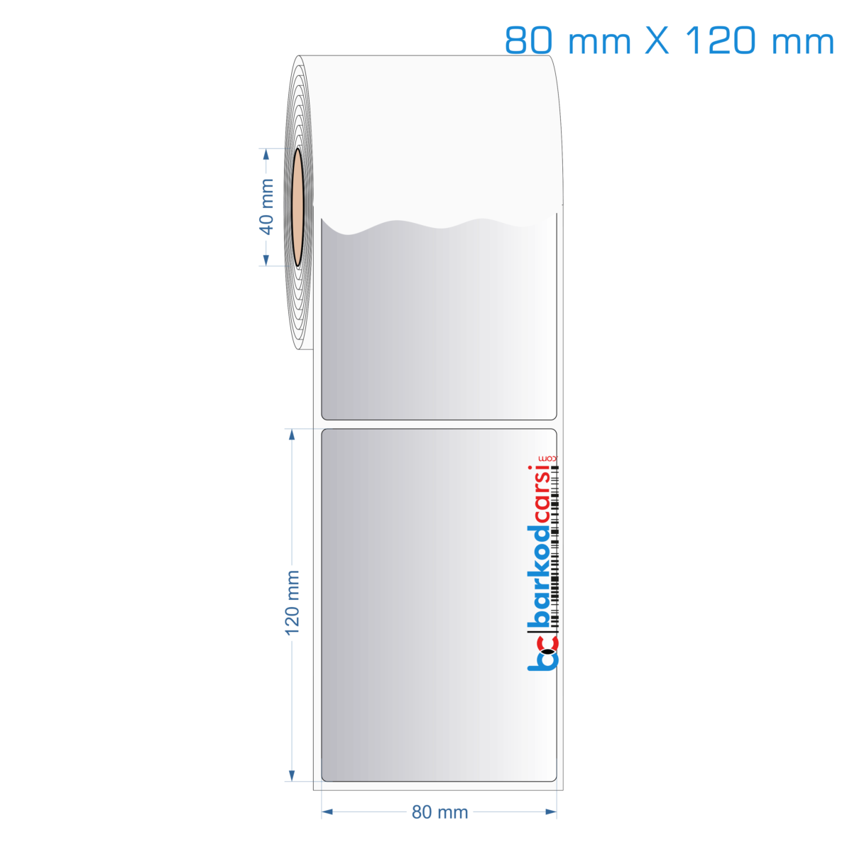80X120 Mm Hazır Rulo Gri Alüminyum Renkli Silvermat Etiket 80X120 Mm Silvermat Etiket (Fiyatı)