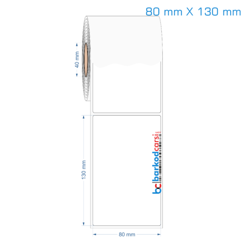 80x130 mm Opak / Mat PP, Fastyre Etiket (Fiyatları)