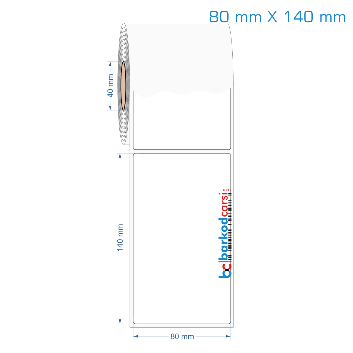 80X140 Mm Opak / Mat Pp, Fastyre Etiket (Fiyatları)