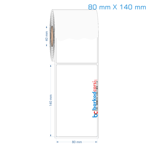 80x140 mm Opak / Mat PP, Fastyre Etiket (Fiyatları)