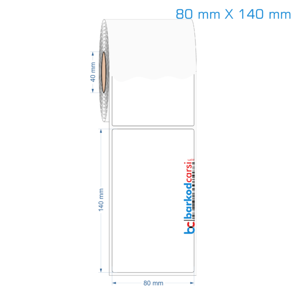 80x140 mm Opak / Mat PP, Fastyre Etiket (Fiyatları)